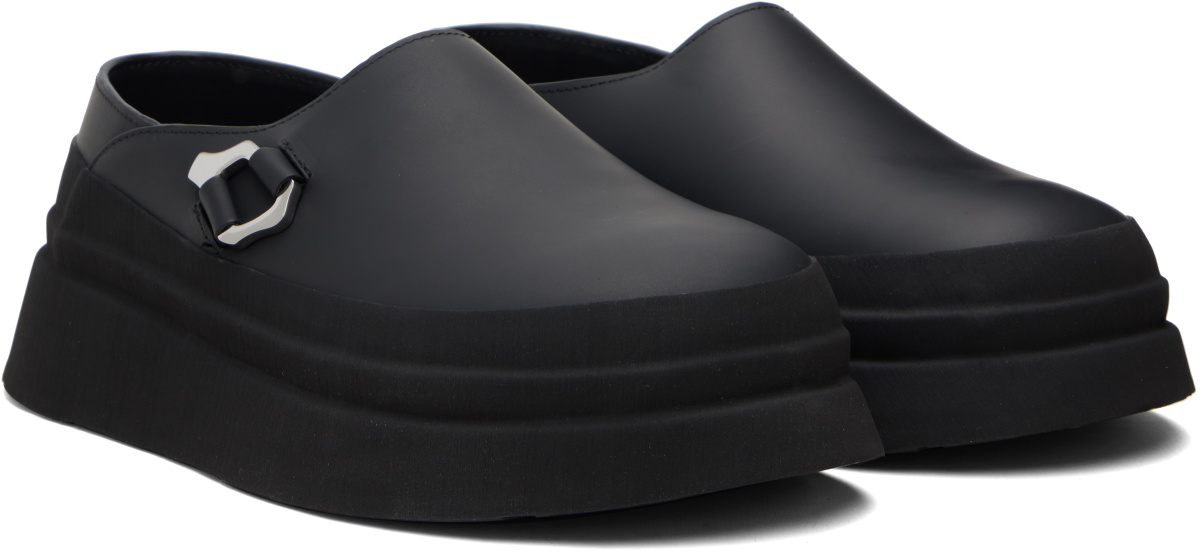 HELIOT EMIL Black Carabiner Loafers