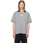 MM6 Maison Margiela Gray Numeric Cotton T-shirt