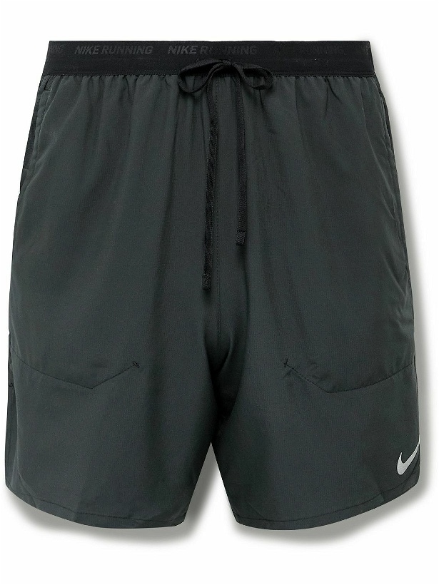 Photo: Nike Running - Stride Slim-Fit Dri-FIT Shorts - Black