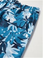 Onia - Calder Straight-Leg Mid-Length Printed Swim Shorts - Blue