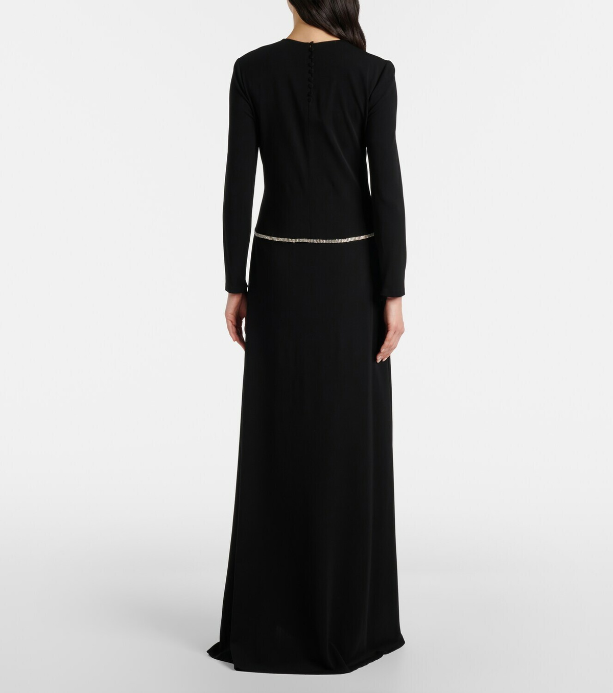 Gucci Horsebit embellished jersey maxi dress