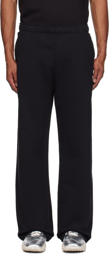 Photo: Marine Serre Black Moon Logo Fleece Sweatpants