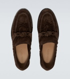 Bottega Veneta Astaire Knot suede loafers