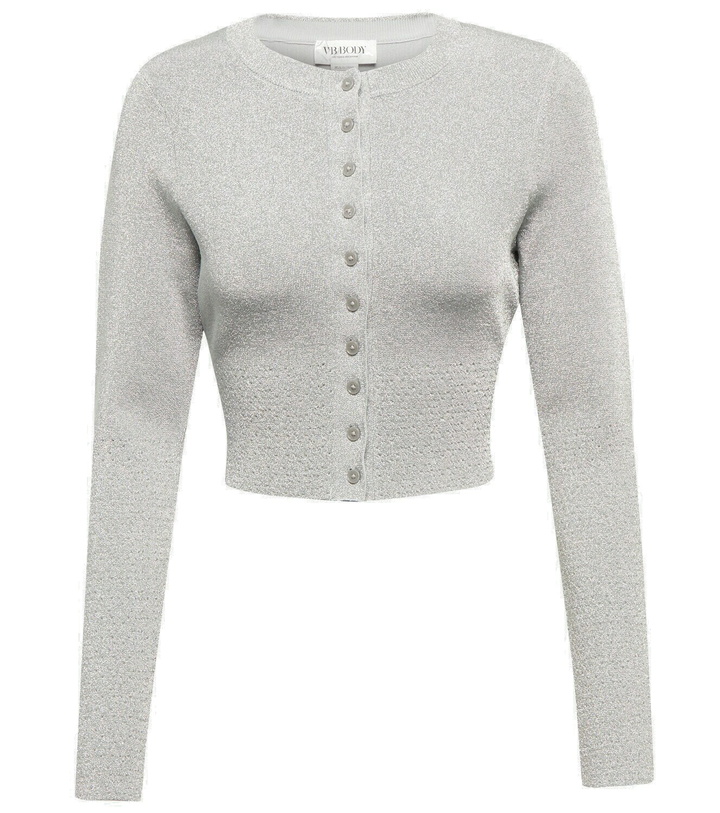 Photo: Victoria Beckham - Glitter cropped cardigan