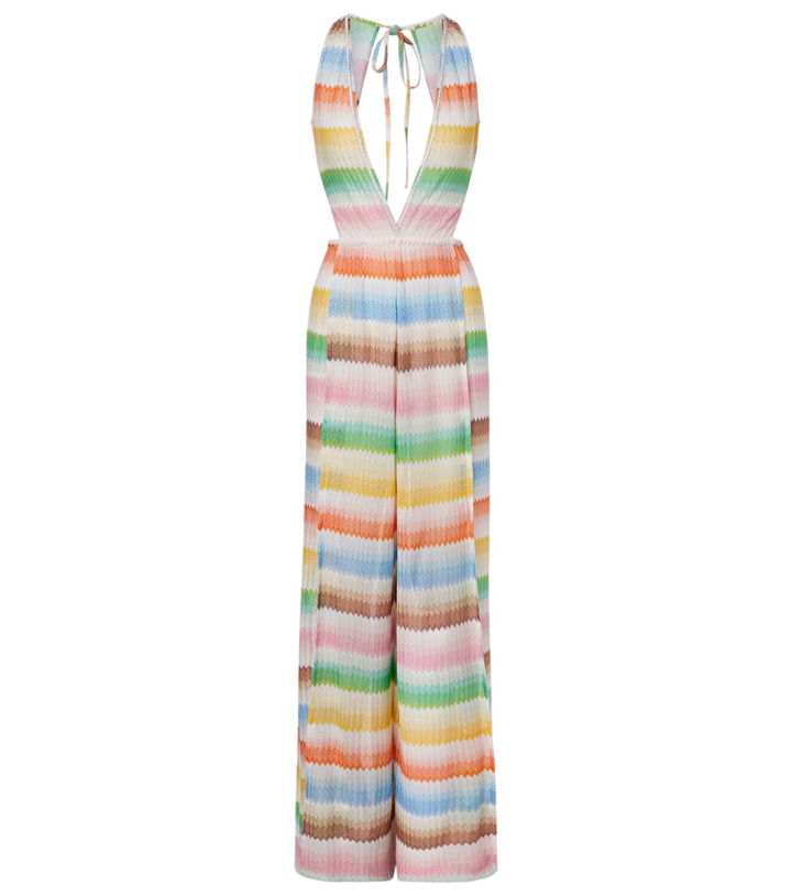 Photo: Missoni Zigzag open-back lamé jumpsuit