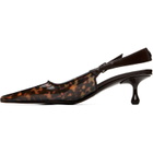 Jimmy Choo Brown Amel 50 Tortoiseshell Heels