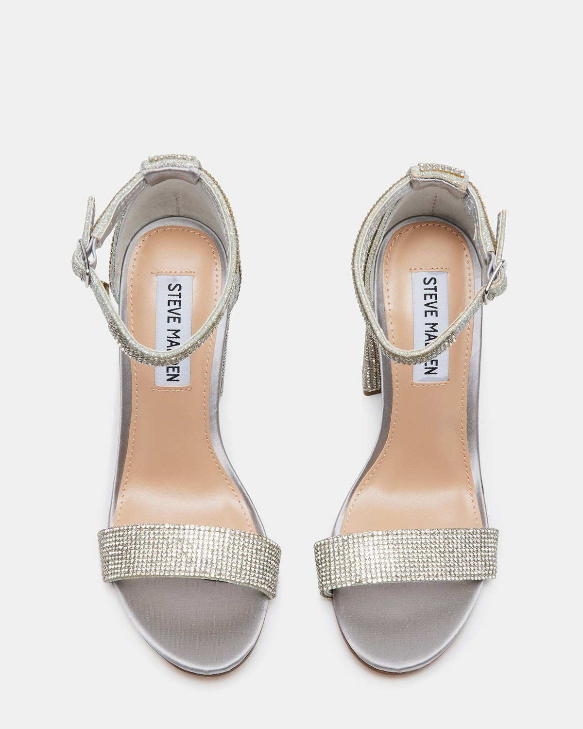 Steve Madden Carrsonrr Heels in Silver