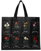 Ernest W. Baker Black Calfskin Tote