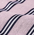 Turnbull & Asser - 8.5cm Striped Cotton and Silk-Blend Tie - Pink