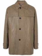 Dunhill - Leather Coat - Brown