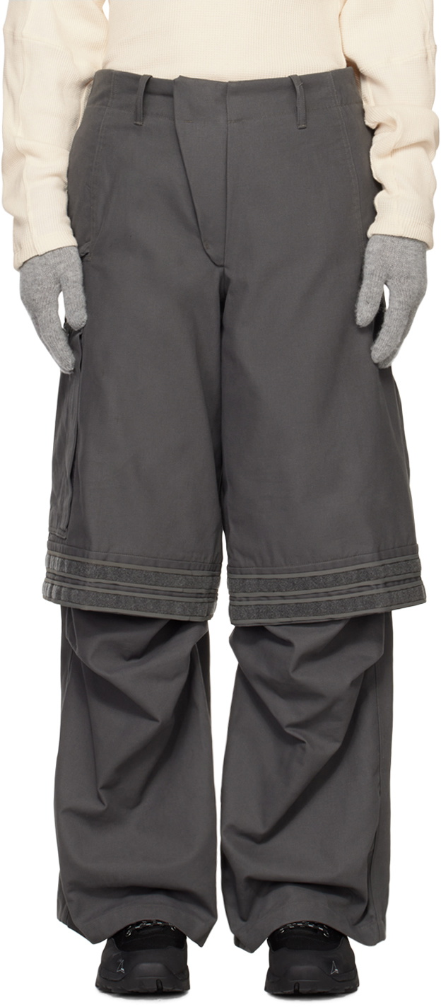 BRYAN JIMENÈZ Gray Air Shorts