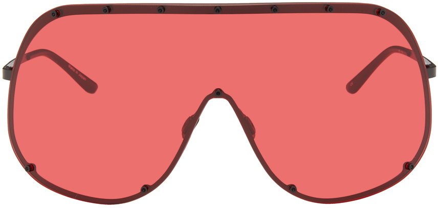 rick owens shield sunglasses