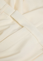 Maria Mcmanus Straight-leg Stretch-wool Trousers Ivory