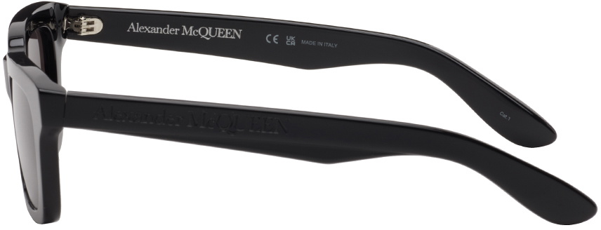 Alexander McQueen Black Square Sunglasses