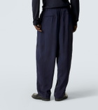 Giorgio Armani Pleated twill tapered pants