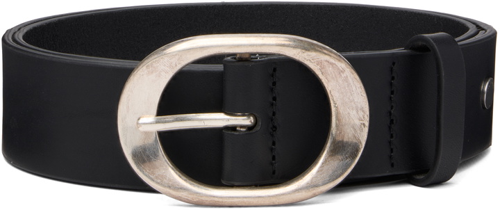 Photo: rag & bone Black Vera Italian Leather Belt