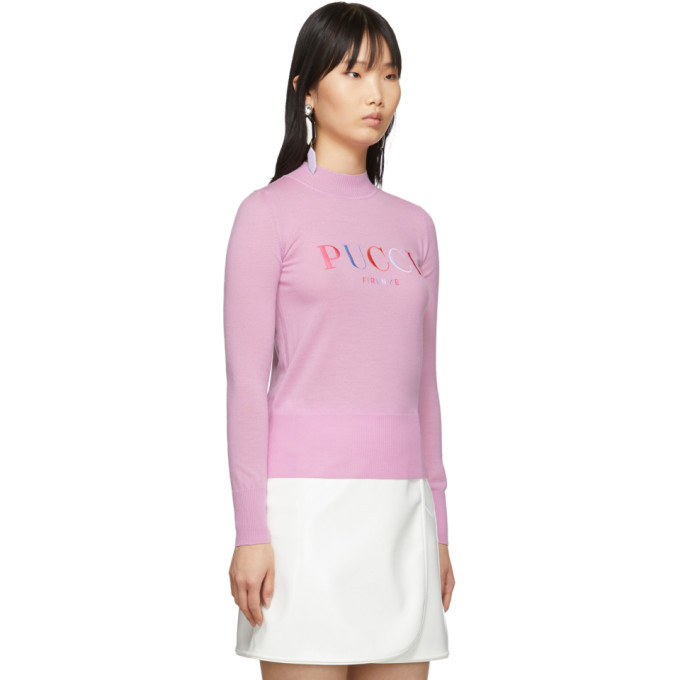 Emilio top Pucci pink sweater.