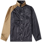 Acronym Men's Panelled Coach Jacket in Black/Khaki