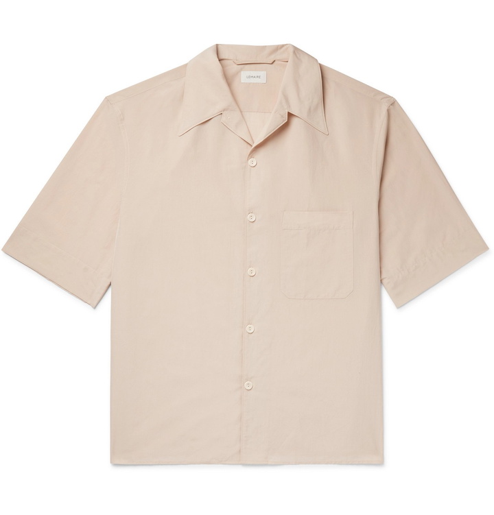 Photo: Lemaire - Camp-Collar Printed Voile Shirt - Neutrals