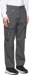 SOPHNET. Grey Polyester Cargo Pants