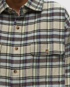 Fucking Awesome Rusty Plaid Flannel Grey/Beige Longsleeves