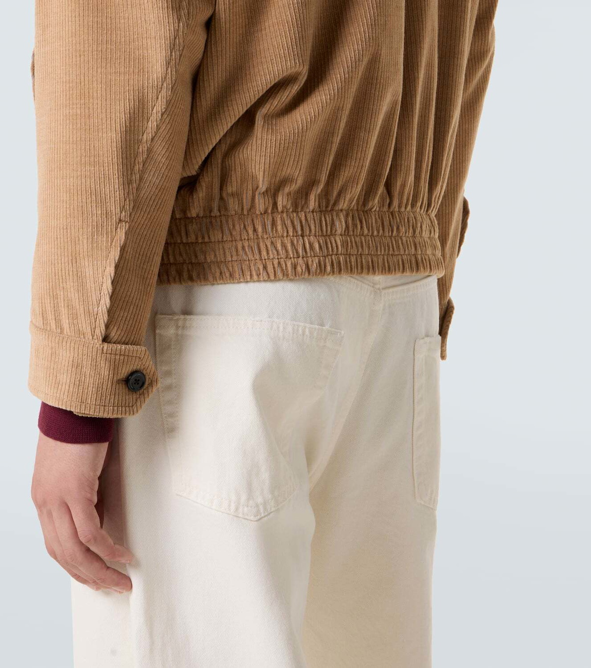 Lardini Cotton and alpaca corduroy jacket