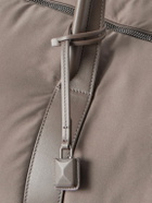 Loro Piana - Leather-Trimmed Shell Weekend Bag