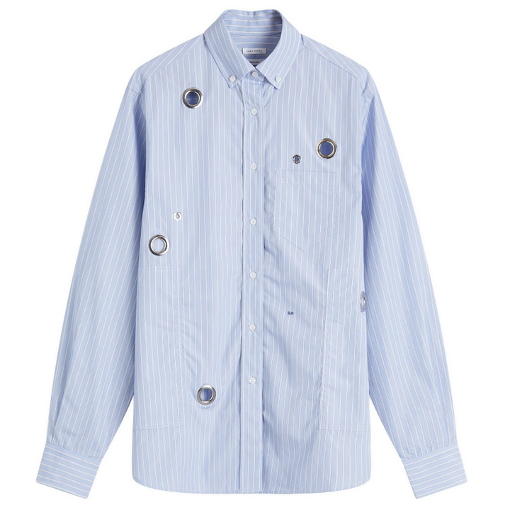 Photo: Saks Potts Women's Eyelet William Shirt in Noble Blue