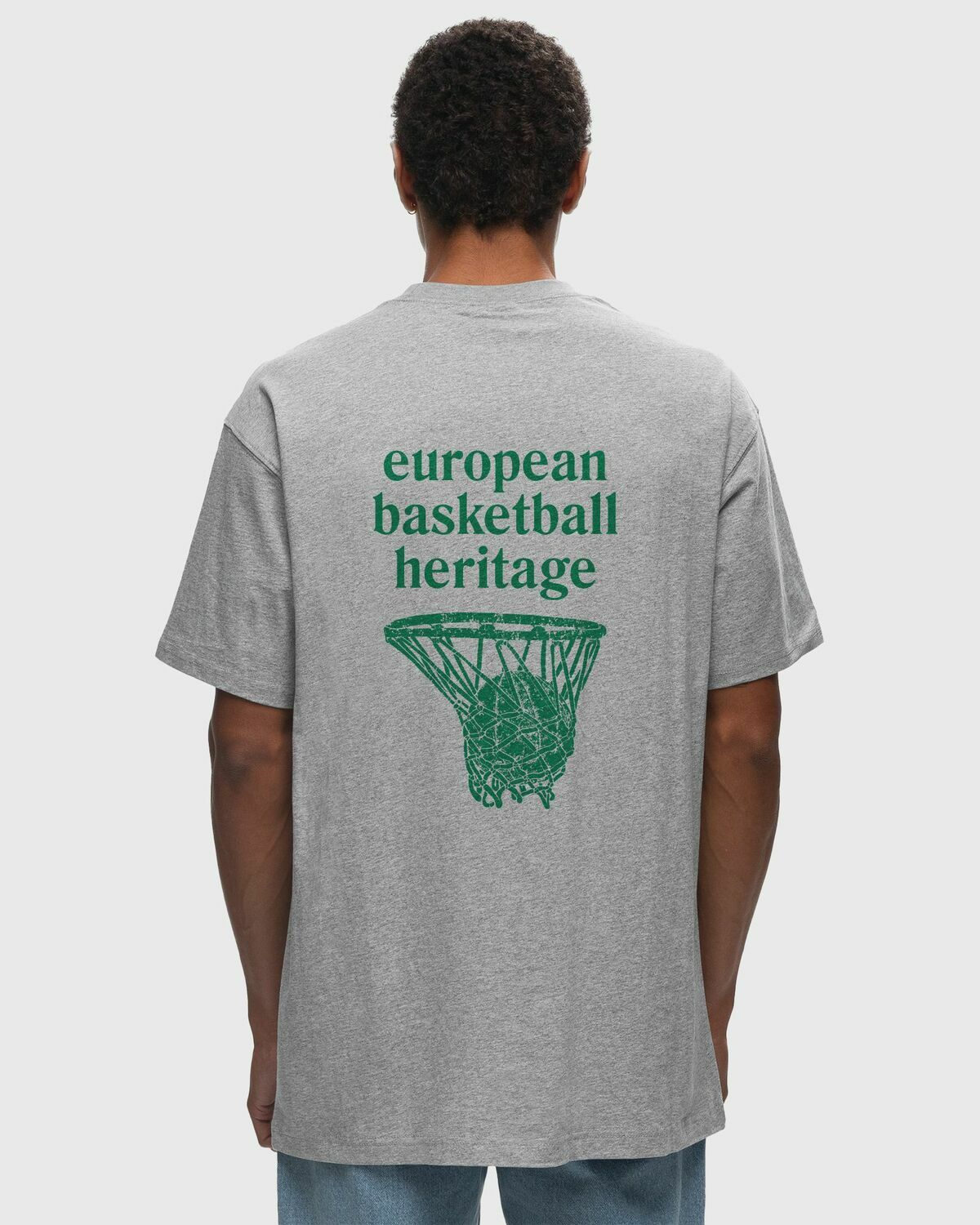 Bstn Brand Ebh Tee Grey Shortsleeves