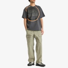 Napapijri Men's Premium Macro Dimension Print T-Shirt in Dark Grey Solid