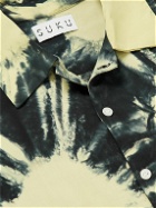 SUKU - Tie-Dyed Bamboo-Jersey Pyjama Set - Black