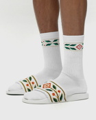 Casablanca Embroidered Terry Slider White - Mens - Sandals & Slides