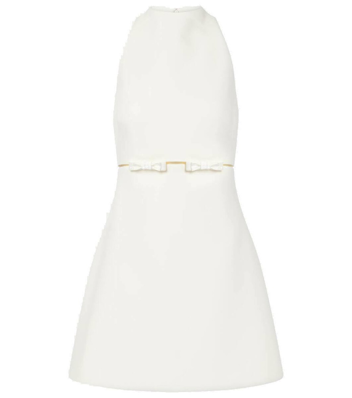 Photo: Safiyaa Bridal Jalie bow-detail crêpe minidress