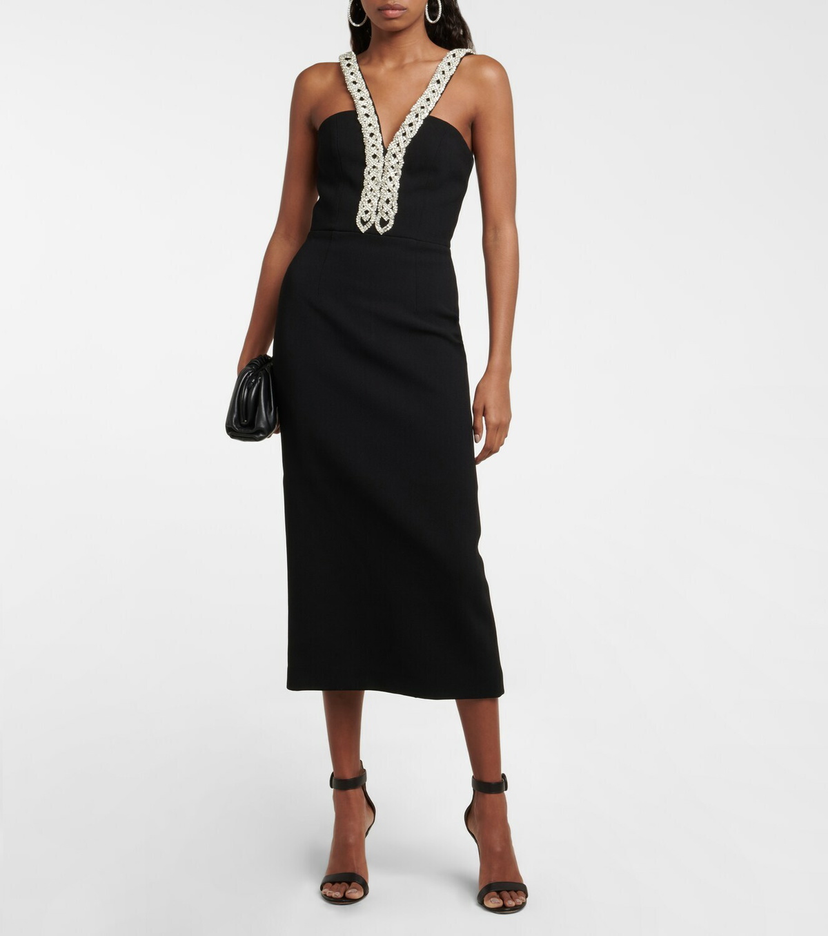 Rebecca Vallance Grace embellished midi dress Rebecca Vallance