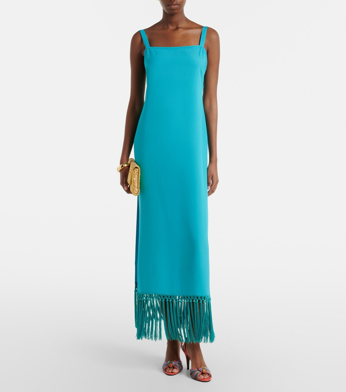 Taller Marmo Palermo fringed midi dress