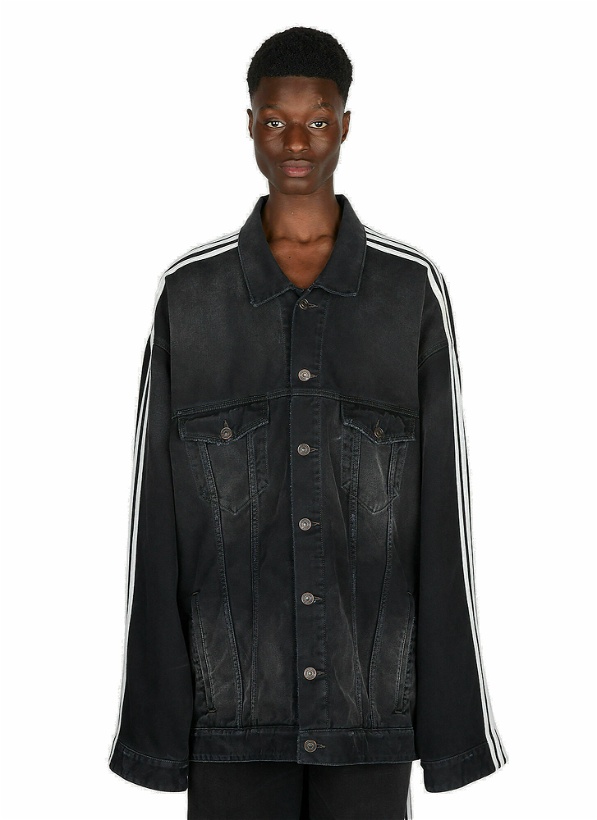 Photo: adidas x Balenciaga - Denim Jacket in Black
