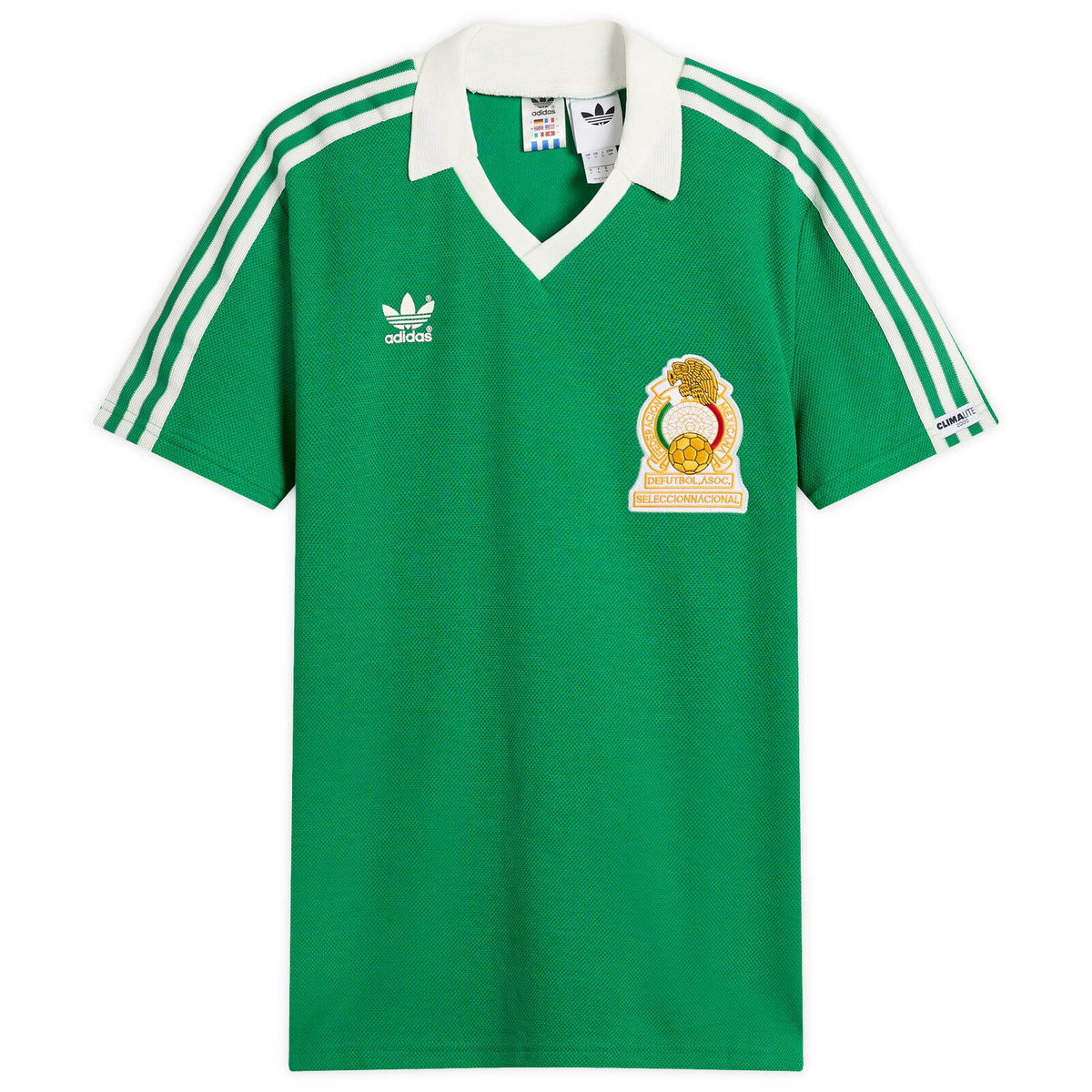 Adidas Men's Mexico 1986 Home Jersey Top in Green adidas