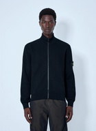 Stone Island Ribbed Zip-Up Jacket