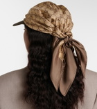 Gucci GG silk twill baseball cap