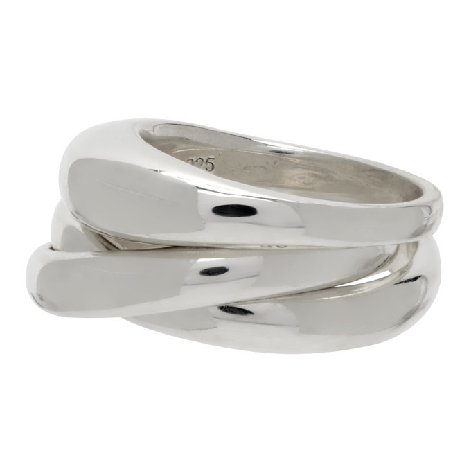 Sophie Buhai Silver Triple Stacking Ring Set