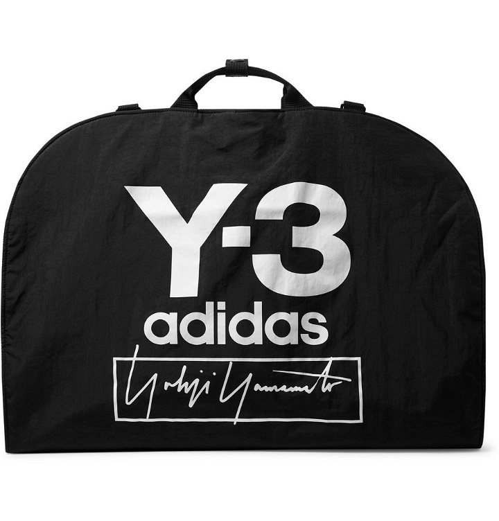 Photo: Y-3 - Logo-Print Shell Garment Bag - Black
