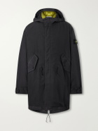 Stone Island - Hooded Layered Garment-Dyed Shell-TC Parka - Gray