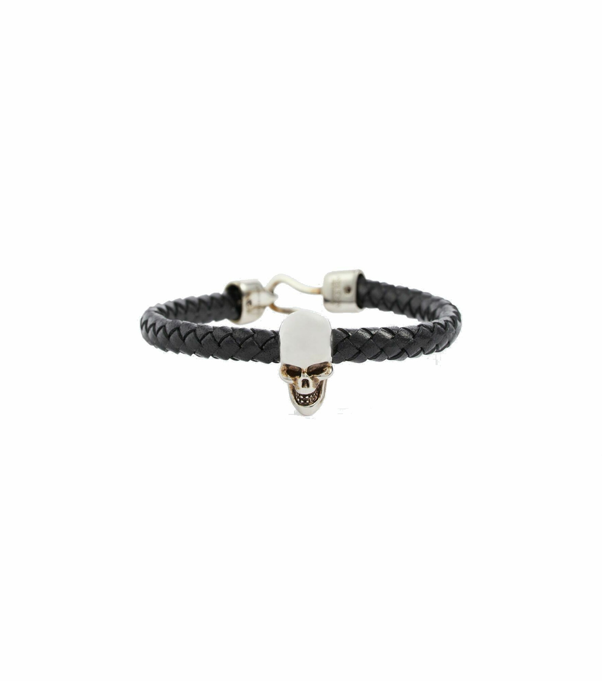【ALEXANDER MCQUEEN】 Rubber Code Skull Bracelet Men's Rubber cord Skull Bracelet in Black | Alexander McQueen US