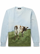 UNDERCOVER - Pink Floyd Printed Cotton-Jersey Sweatshirt - Blue