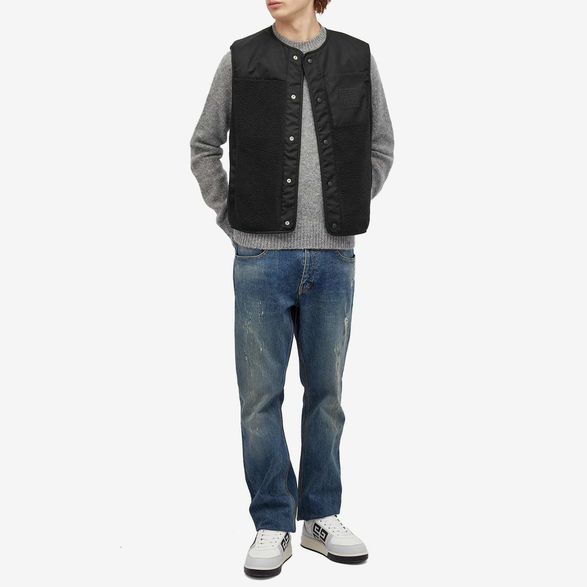 Givenchy Men's 4G Pocket Vest in Black