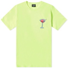 Tired Skateboards Men's Dirty Martini T-Shirt in Chartreuse