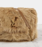 Saint Laurent Niki Large faux fur shoulder bag