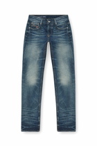 Diesel Regular Jeans Regular Waist D-Heel, Medium blue, Button fly