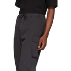 Juun.J Navy Tapered Cargo Pants