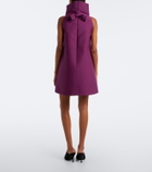Balenciaga Wool and silk-blend minidress